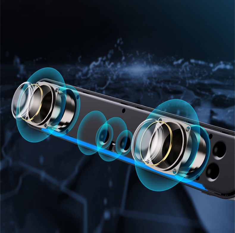 RGB LED light Wireless Strong Stereo gaming Soundbar