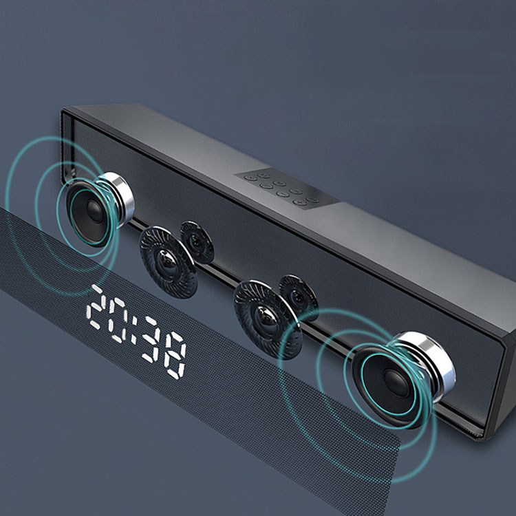 RGB Soundbar Speaker Alarm Clock Wireless speaker Subwoofer